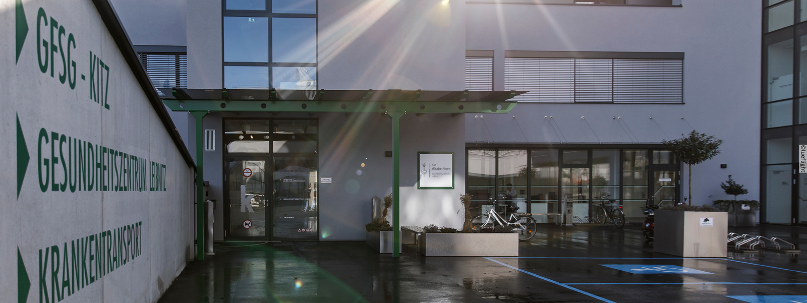 Das Gesundheitszentrum Leibnitz von außen